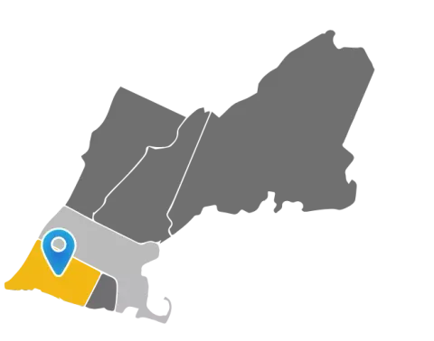 Connecticut map