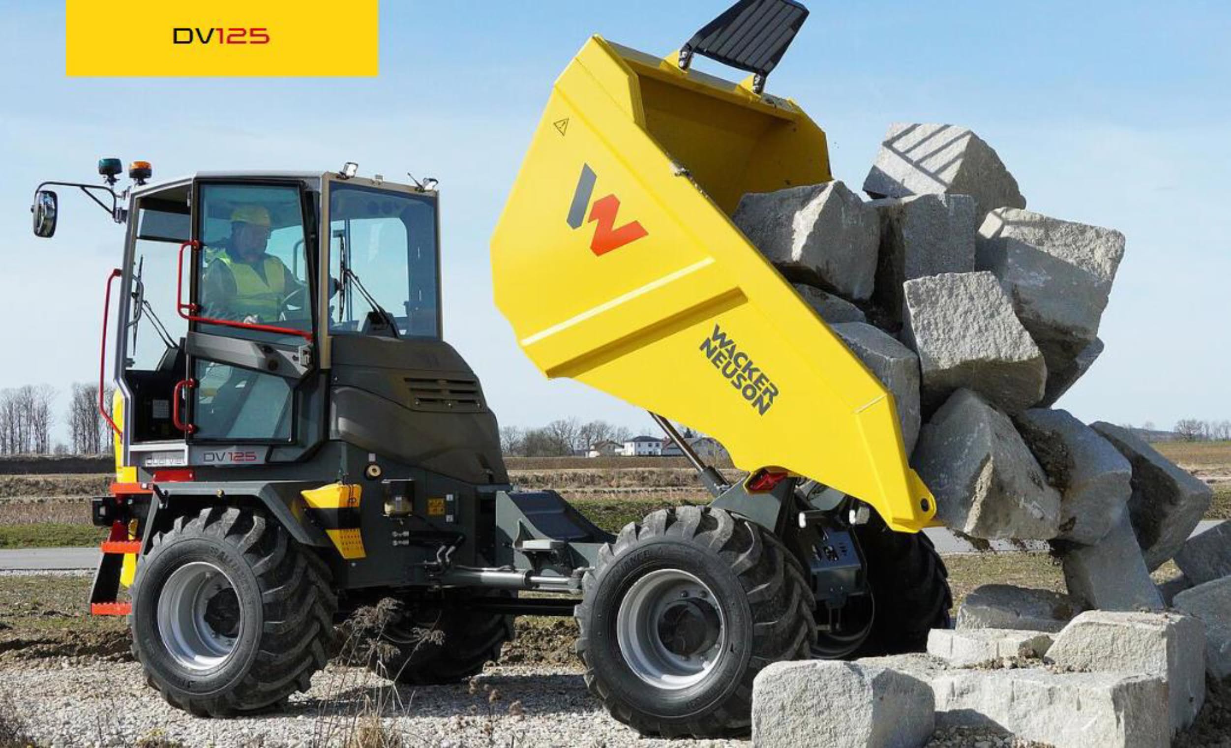 DV12-01 Wacker Neuson Newest Dual View Dumper